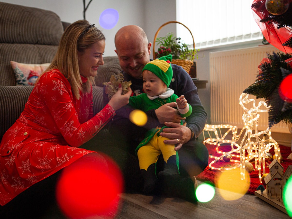 Christmas pictures for a new&nbsp;family